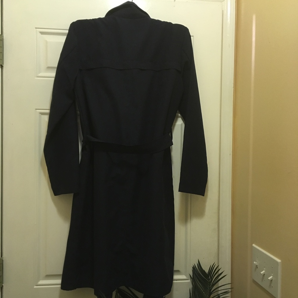 Vero Moda Jacket Belted Dark Blue Wrap Medium - Picture 7 of 8